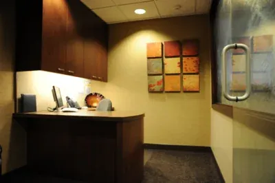 The administration desk.